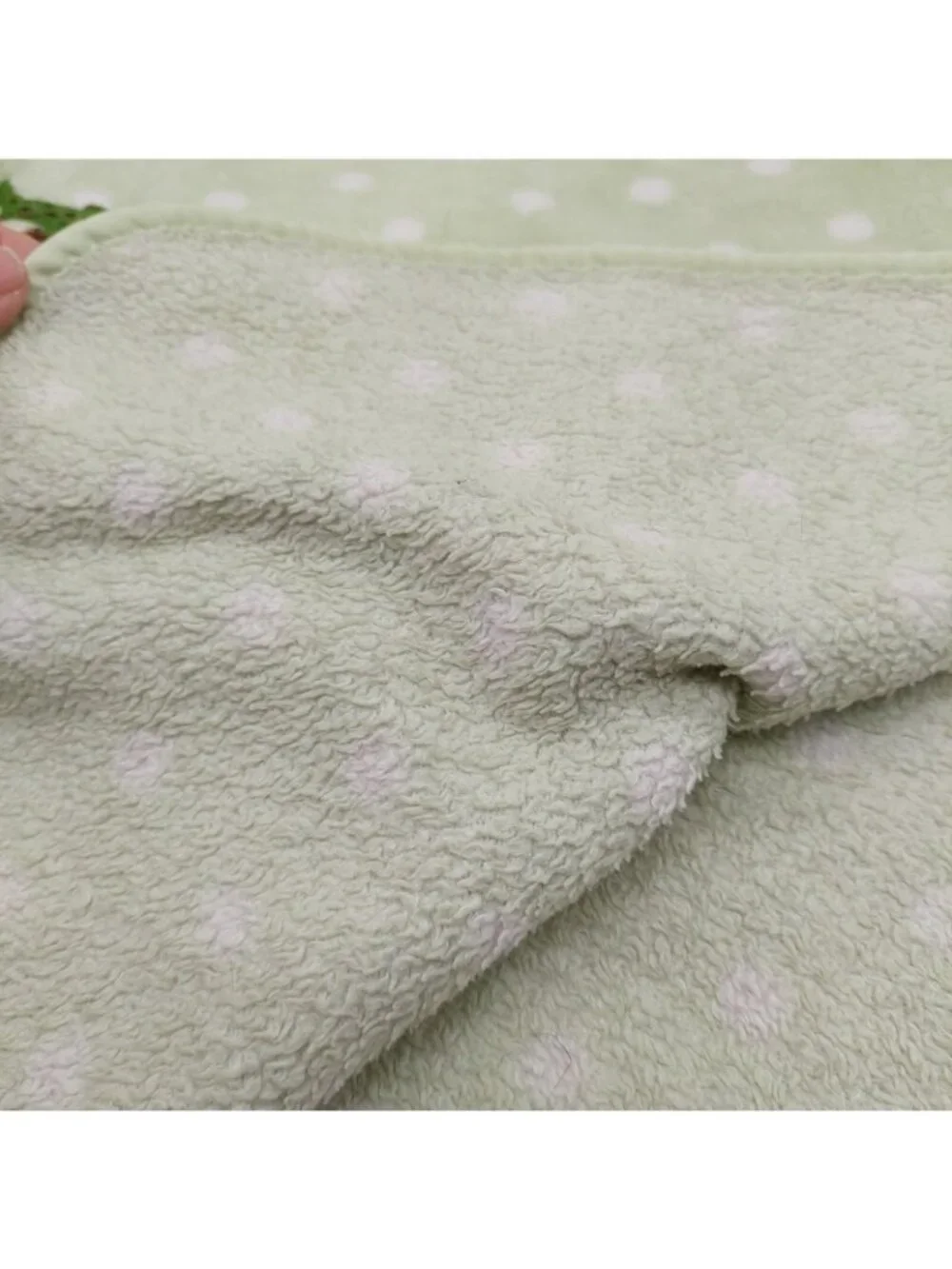 Garanimals Baby Blanket Green White Polka Dot Giraffe Monkey Turtle 30